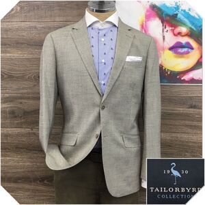 TAILORBYRD Mens Blazer Sport Coat Casual‎ Jacket Size 40R Wool Silk Suit
